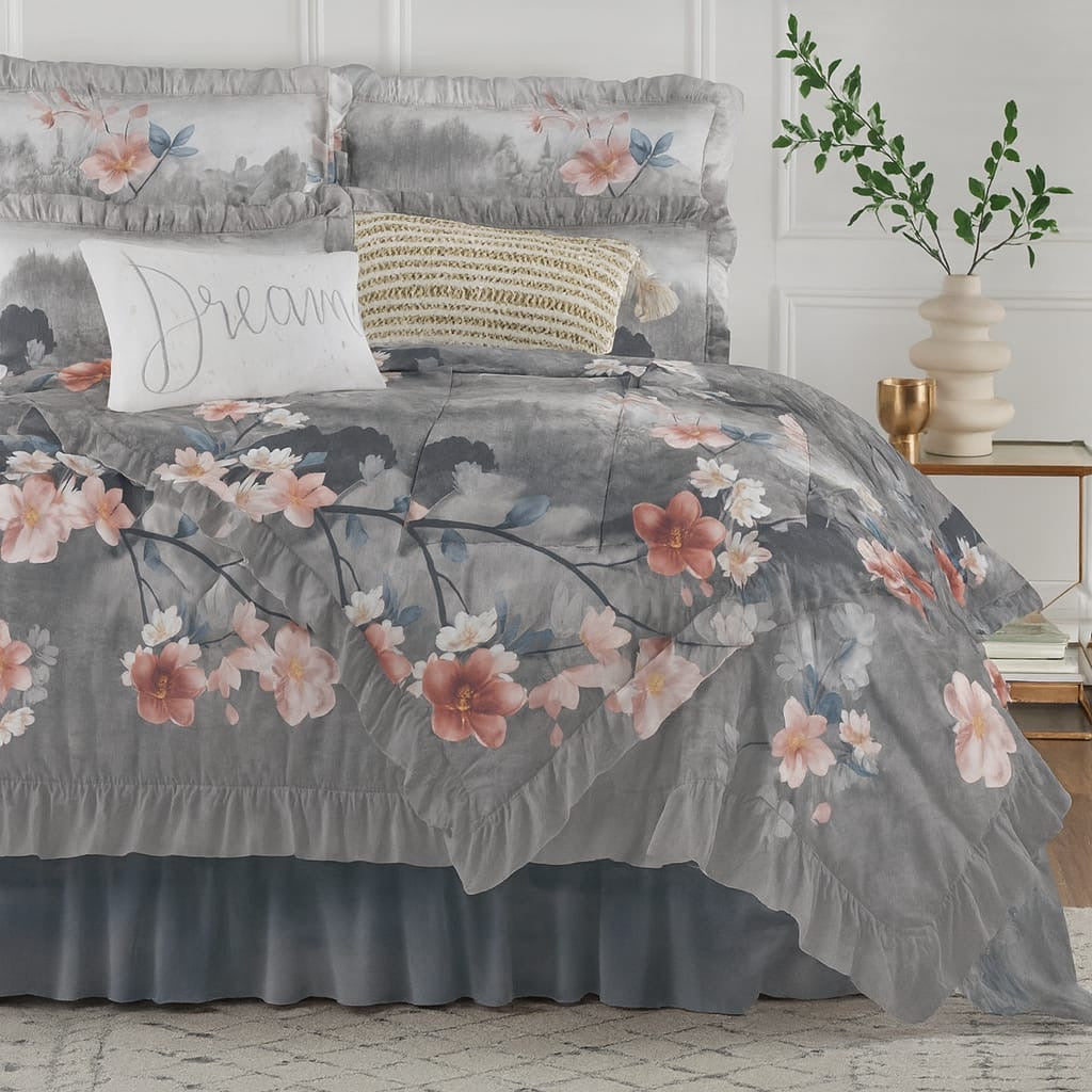 5 pieces king size comforter