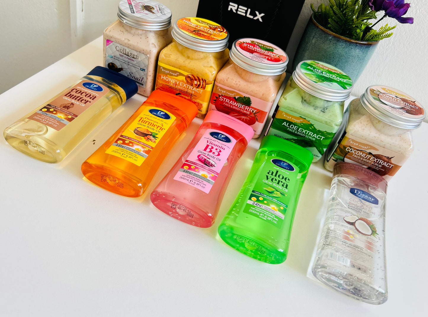 New body scrubs and body gels combo