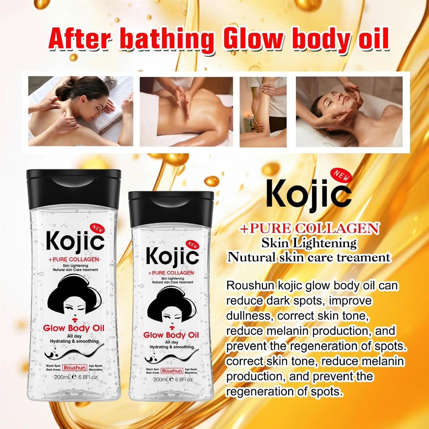 Glow body oil(200ml)
