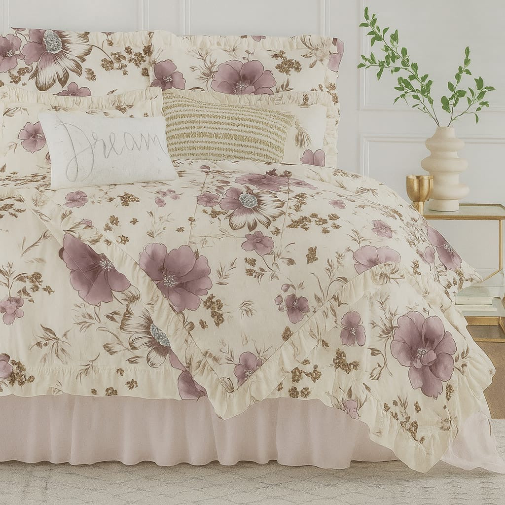 5 pieces king size comforter