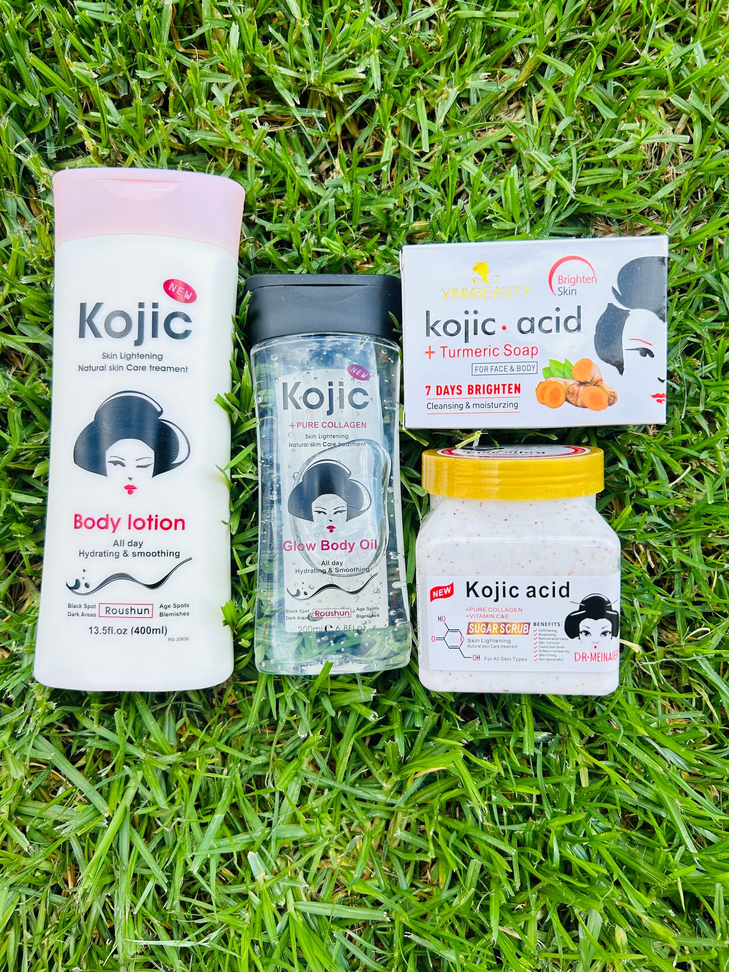 Kojic acid body glow combo