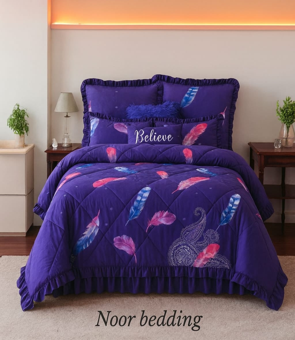 5 pieces king size comforter