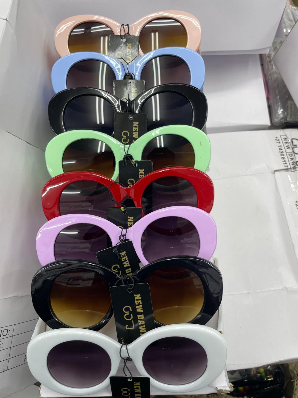 mixed trendy sunglassesx10