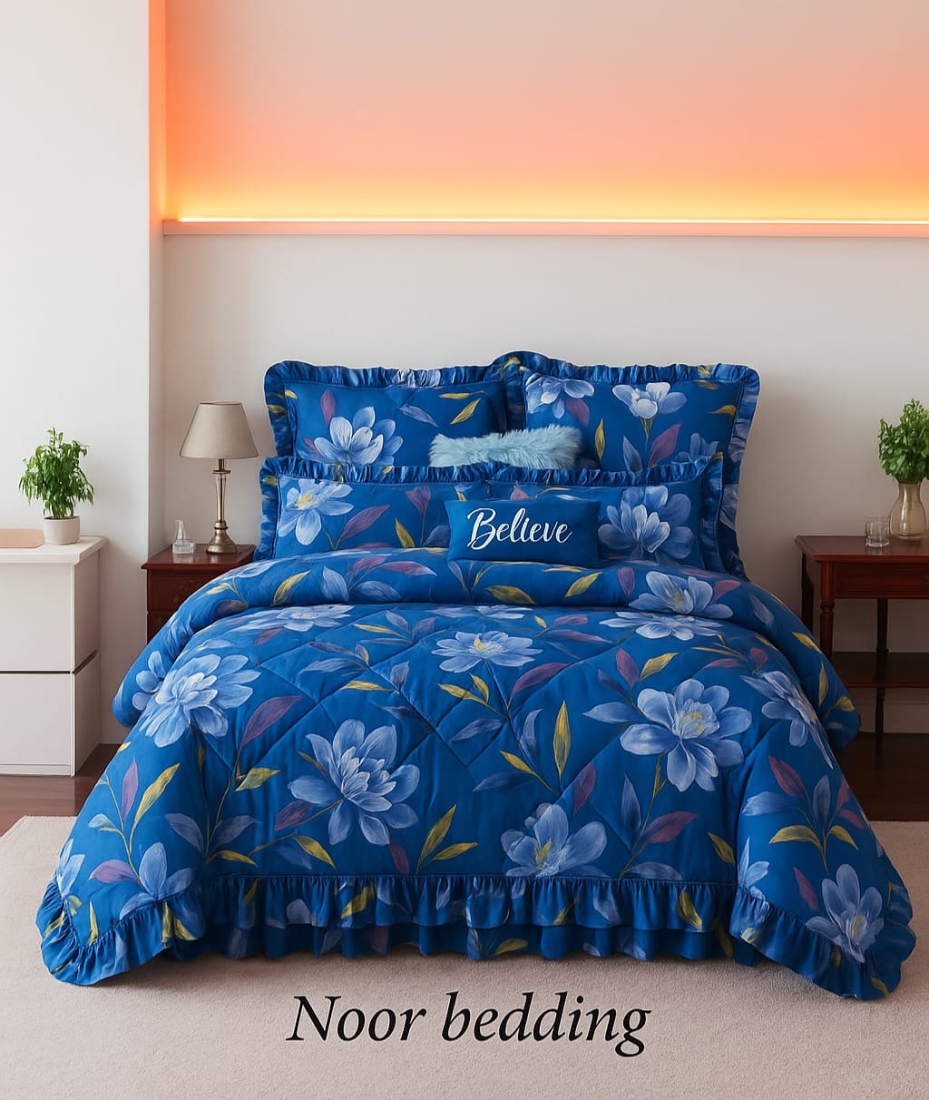 5 pieces king size comforter