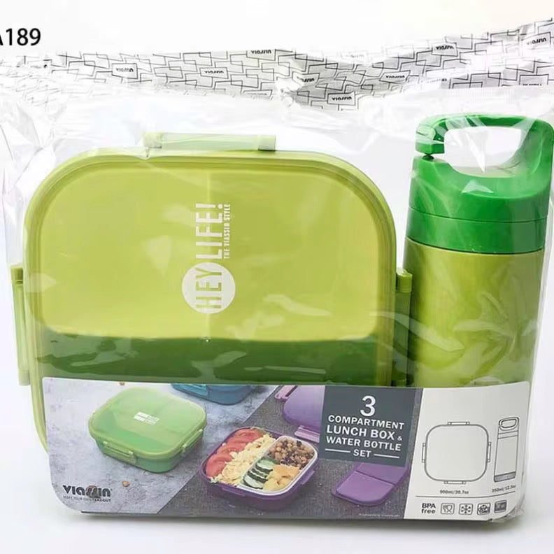 Lunch box and water bottle set(5sets)