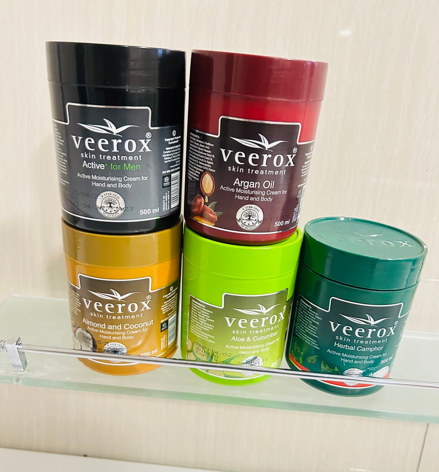 veerox body creams 500mlx5