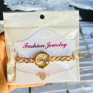 ladies watch and bracelets sets(5 mixed)