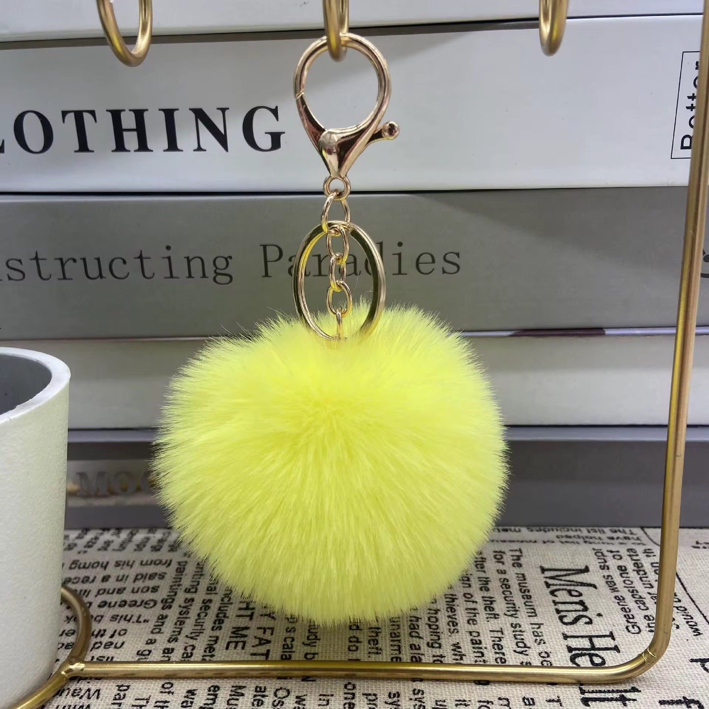fluffy key holdersx12