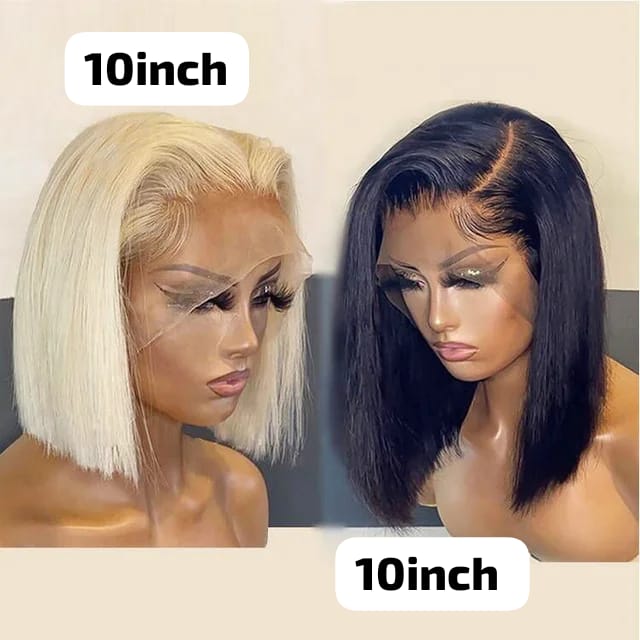 10 inch blonde and 10 inch natural color combo full frontal