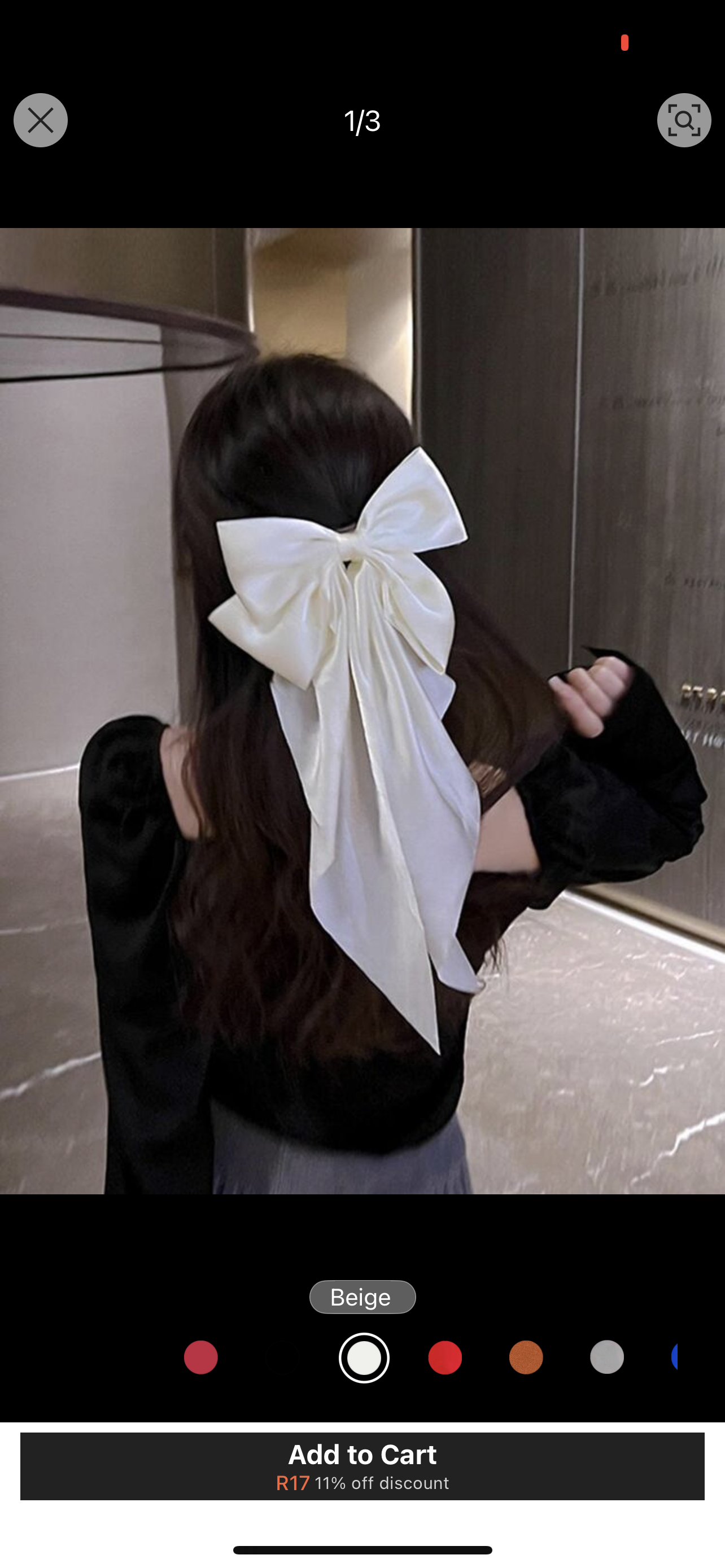 satin long ribbon bowsx12