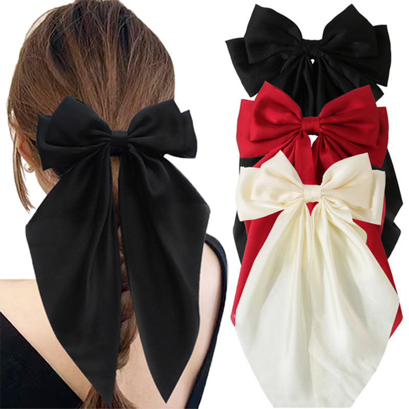 satin long ribbon bowsx12