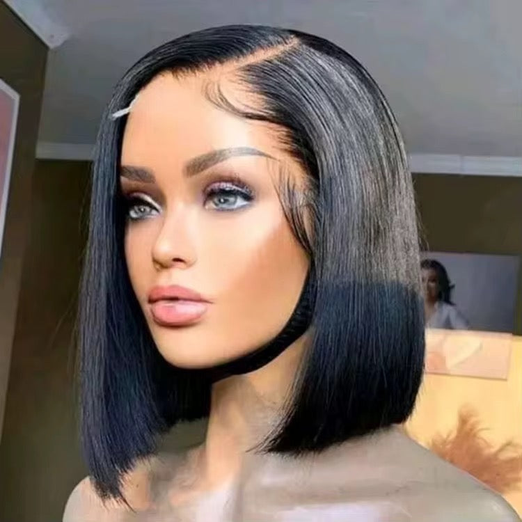 4*4 glueless straight wig