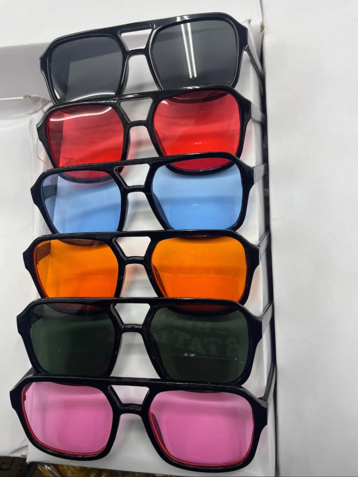 Aviator sunglasses mix x10