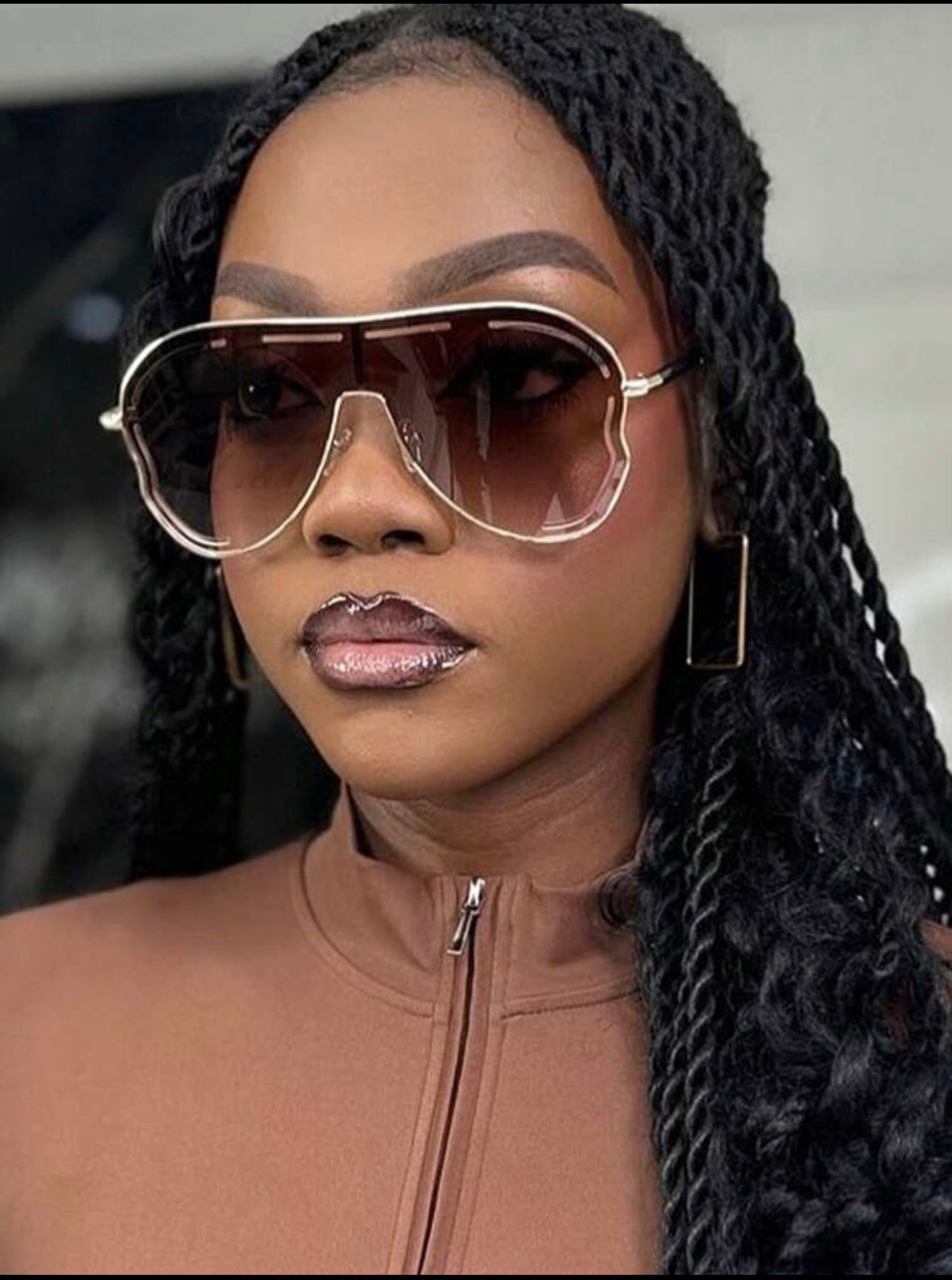 New assymetrical fashion glasses