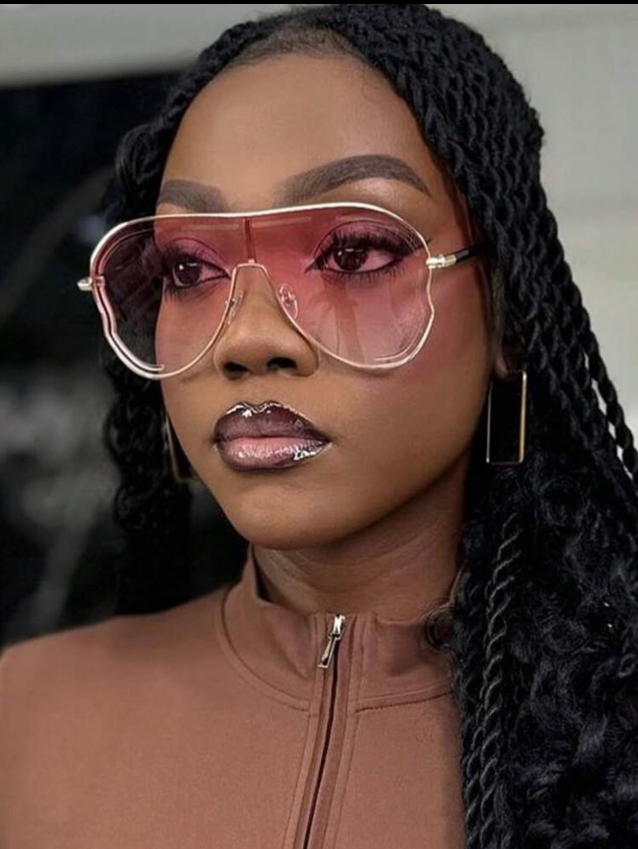 New assymetrical fashion glasses