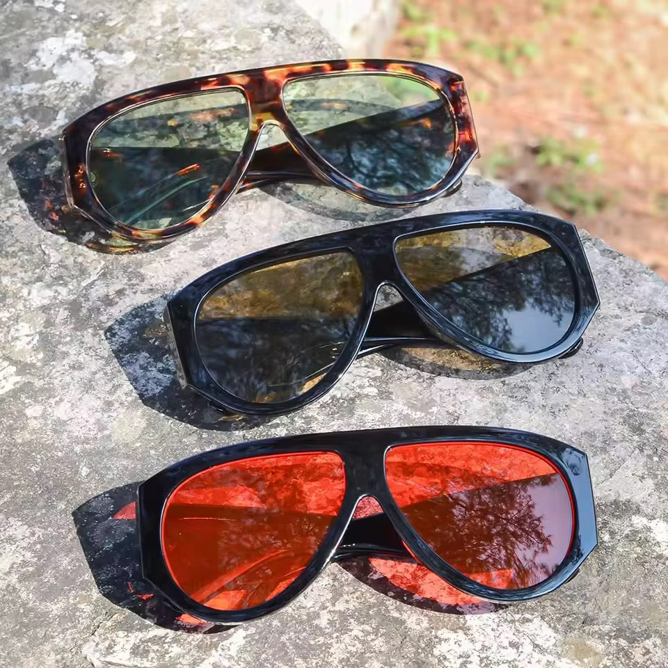 Big size overframed sunglasses