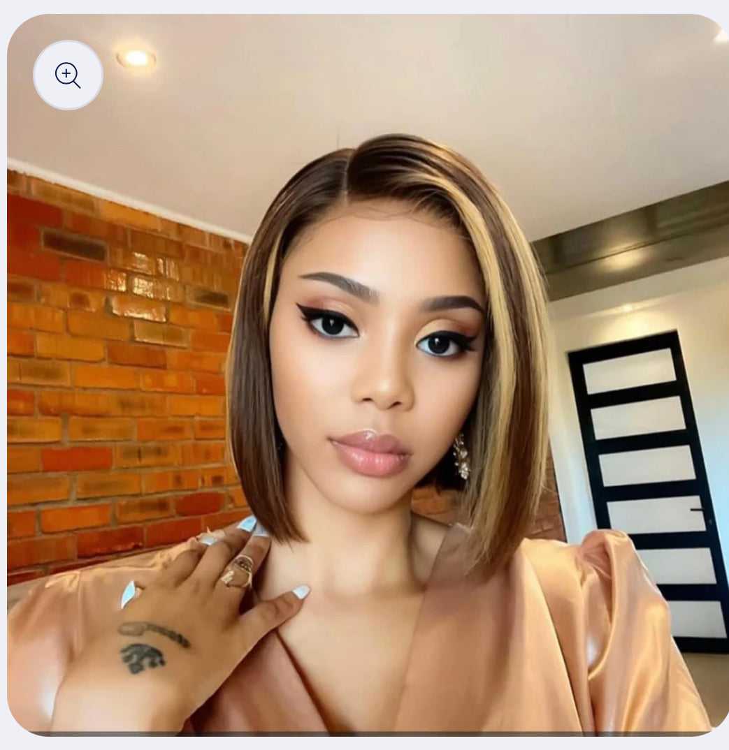 13x4 full frontal piano wig 8 inch