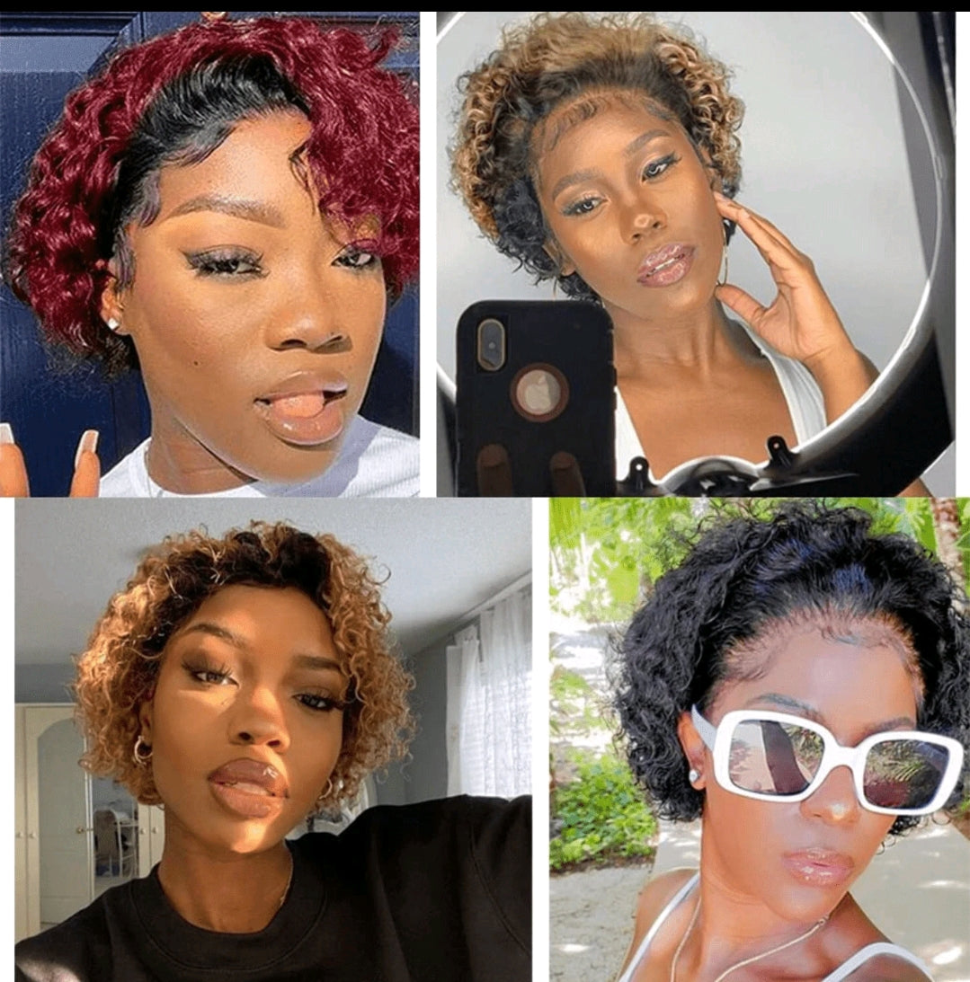Curly pixie