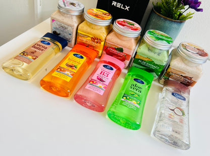 New body scrubs and body gels combo