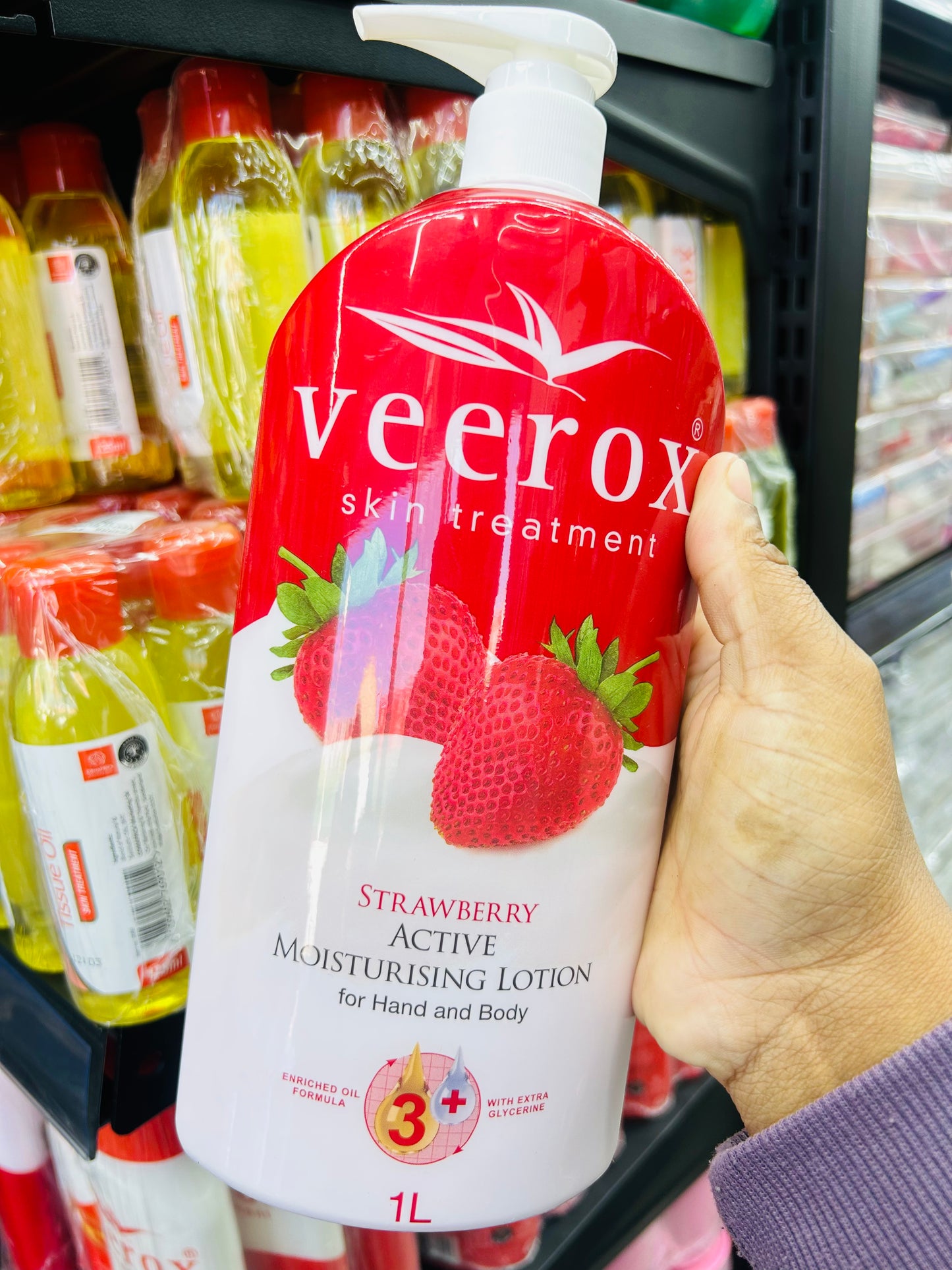 Veerox 1 litre body lotion