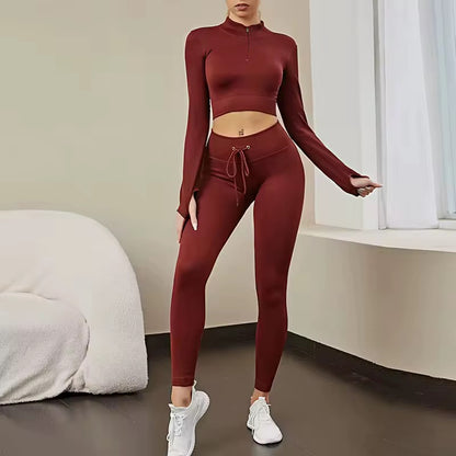 2pcs legging and long sleve t-shirt(5 sets mixed colors)