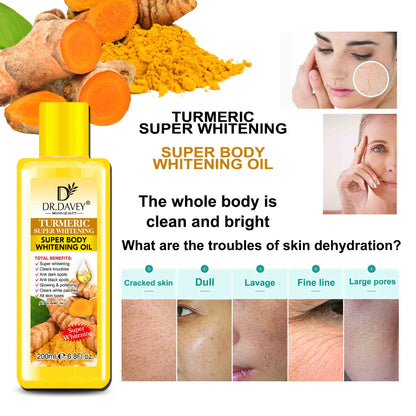 Super whitening tumeric oil
