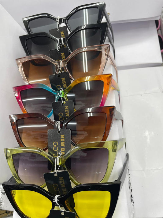 Cat eye sunglasses mix x10