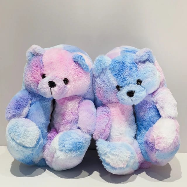 Teddy bear slippers(5 pairs mixed)