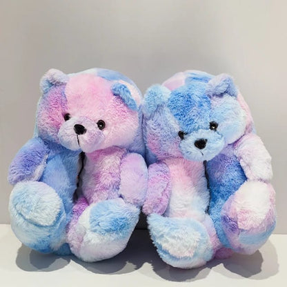 Teddy bear slippers(5 pairs mixed)