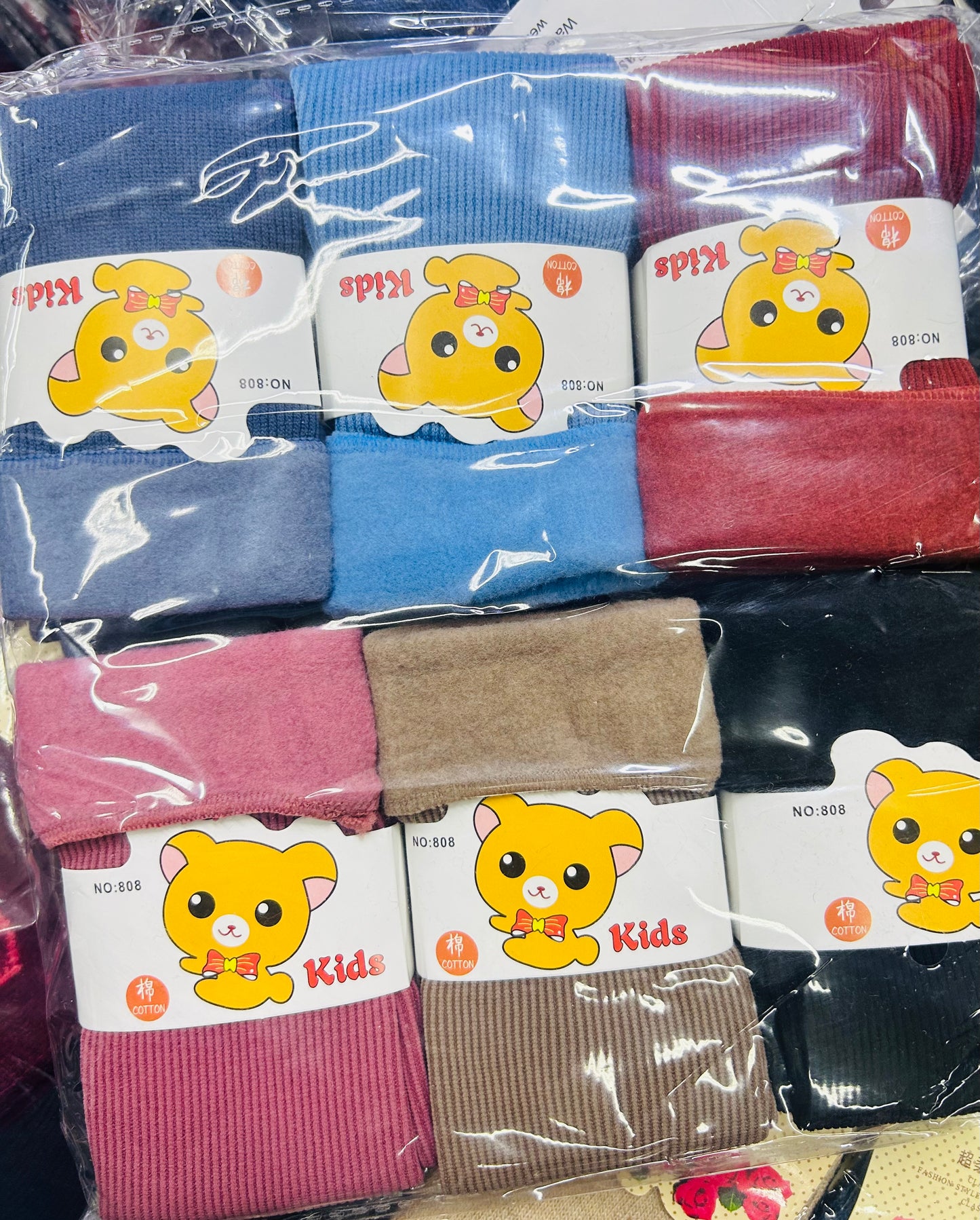 Kids winter plush socksx12