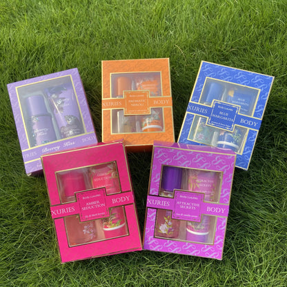 Body mist and body cream setsx5