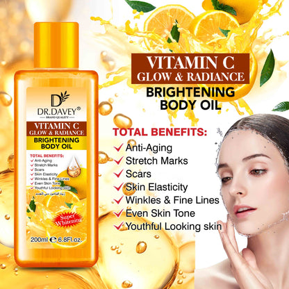 Vitamin c brightening oil