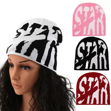 Star knitted hats(12 per pack)