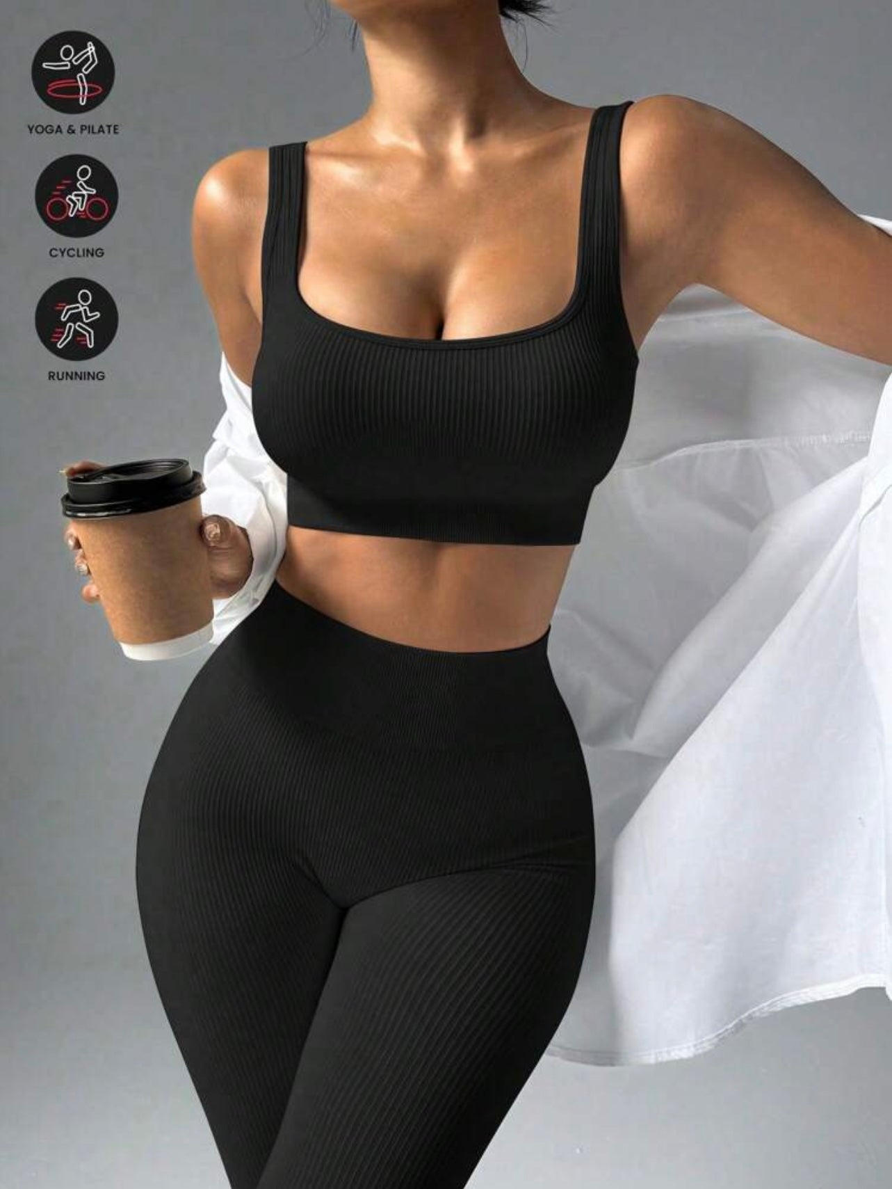 2pcs leggings and vest sets(5 sets moxed colors)