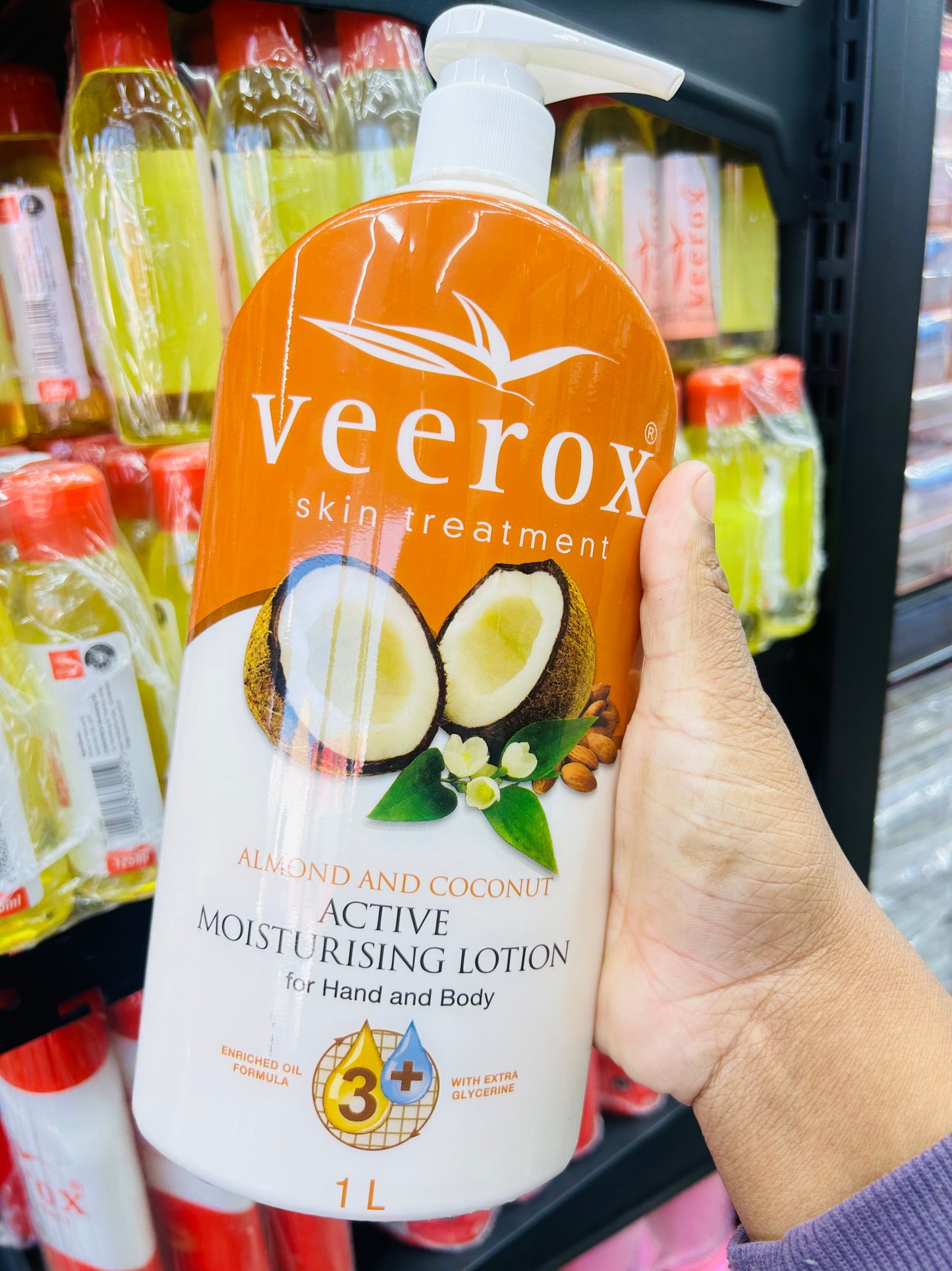 Veerox 1 litre body lotion