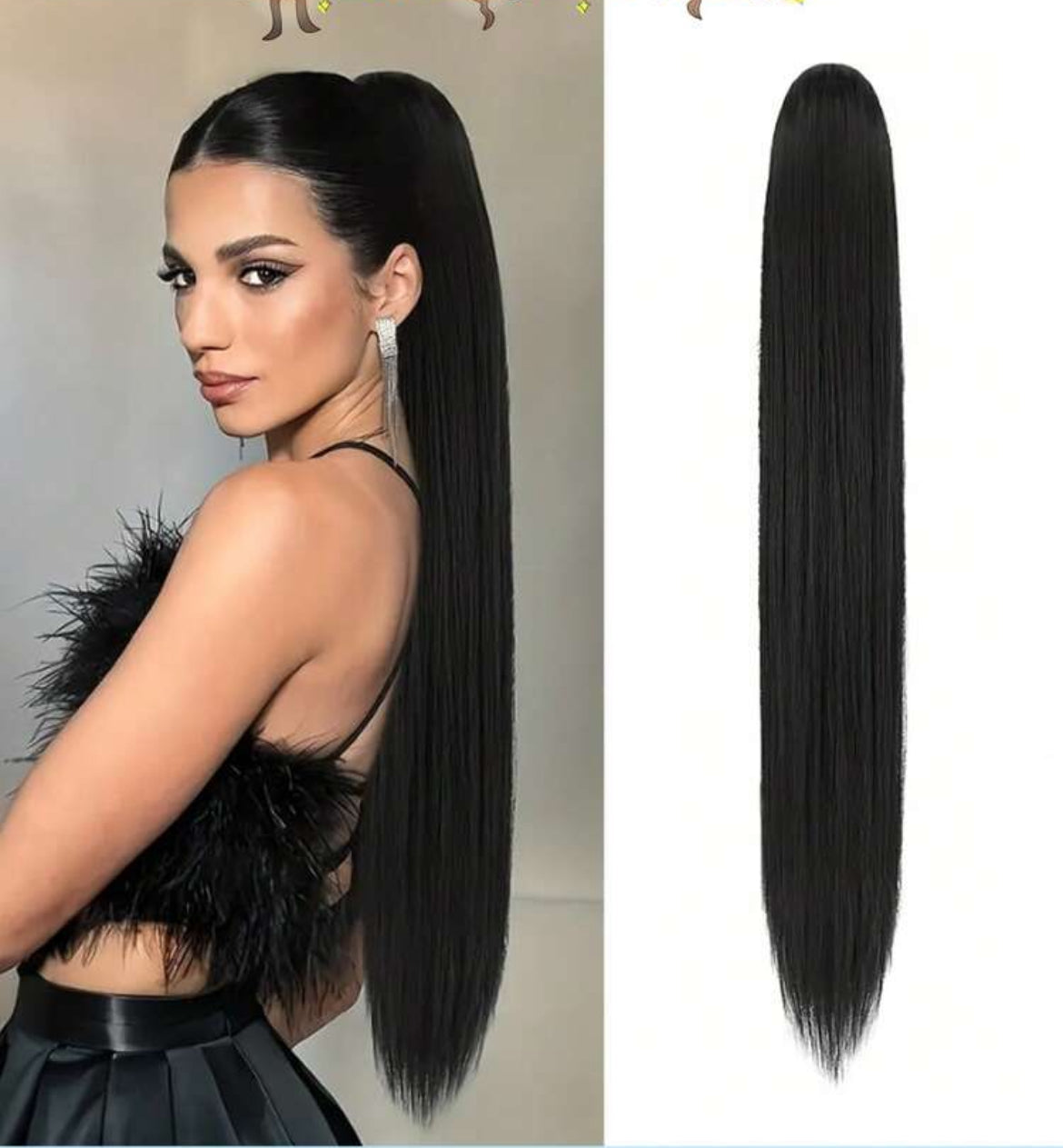 clip human hair pondo