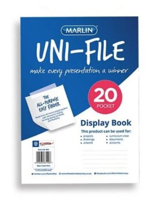 20 pockets flip file