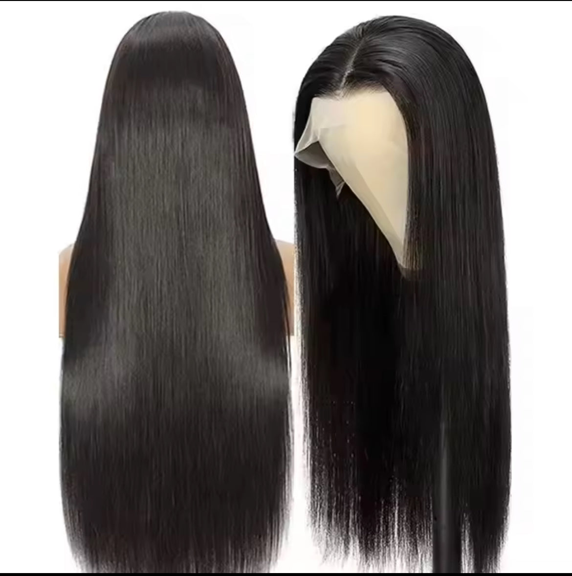 full frontal straight hair