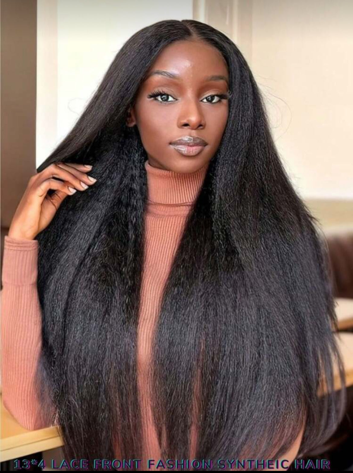 soft yaki synthetic wig 26”