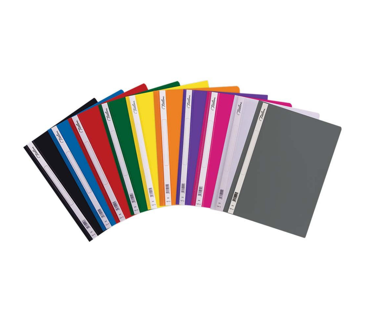 Treeline Assorted A4 Quotation Folders For Filing - Pack of 10