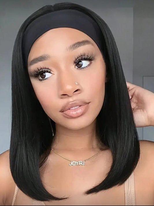 synthetic headband wig