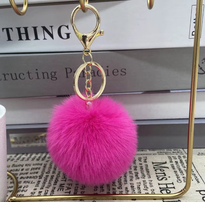fluffy key holdersx12