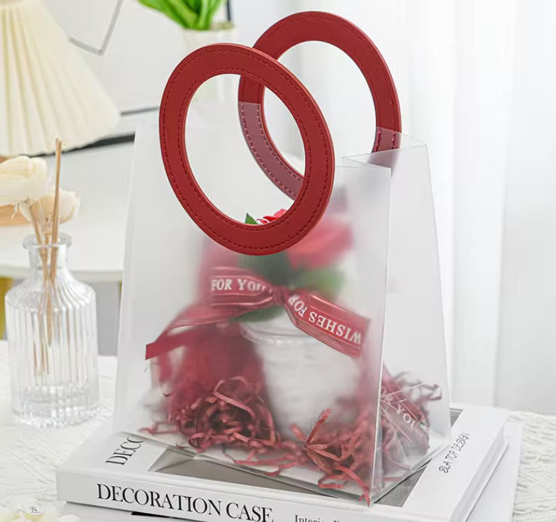 frosted gift bagsx12