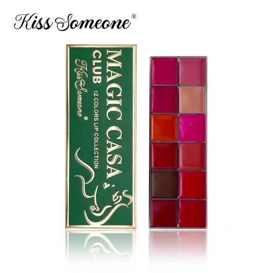 12 colors matte lipstick collection