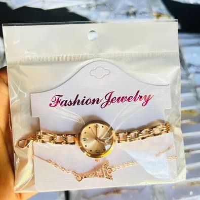 ladies watch and bracelets sets(5 mixed?