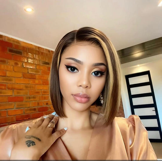 13*4 full frontal piano lace wig