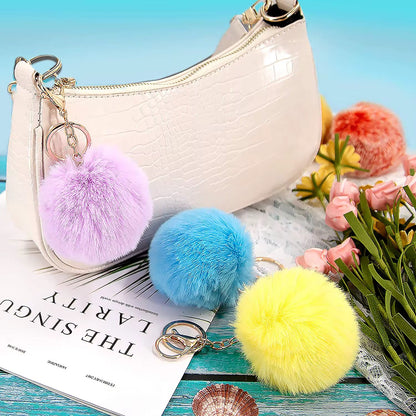 fluffy key holdersx12