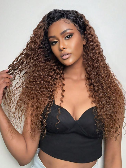 13*4 1/4 chocolate water wave curls