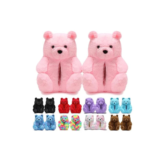 kids teddy bear slippers