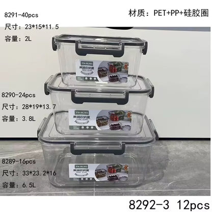 3pcs food storage boxes